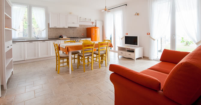 Immagine della cucina dell’appartamento Ginestra