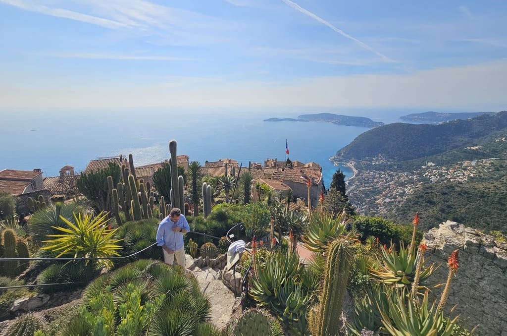 The view from the Exotic Garden of Èze