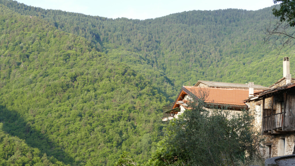 La borgata Cetta nei pressi di Triora