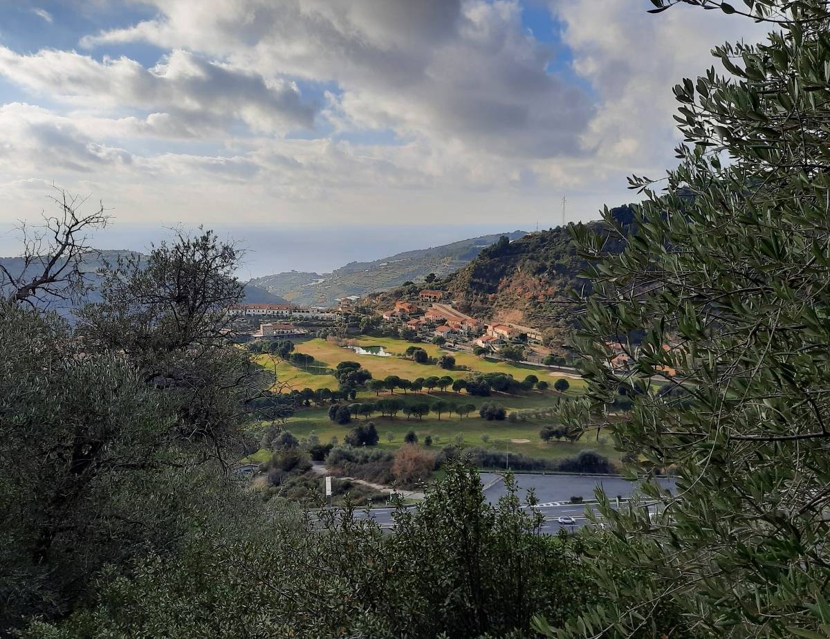 Vista del campo da golf di Castellaro