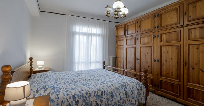 Das zweite Schlafzimmer der Ferienwohnung Vecchio Frantoio