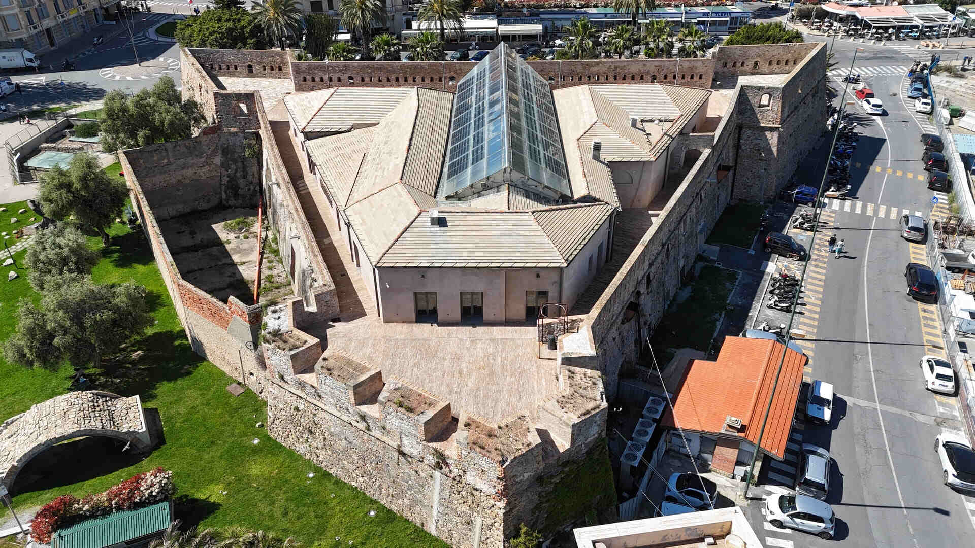 The Fort of Santa Tecla in Sanremo seen from above