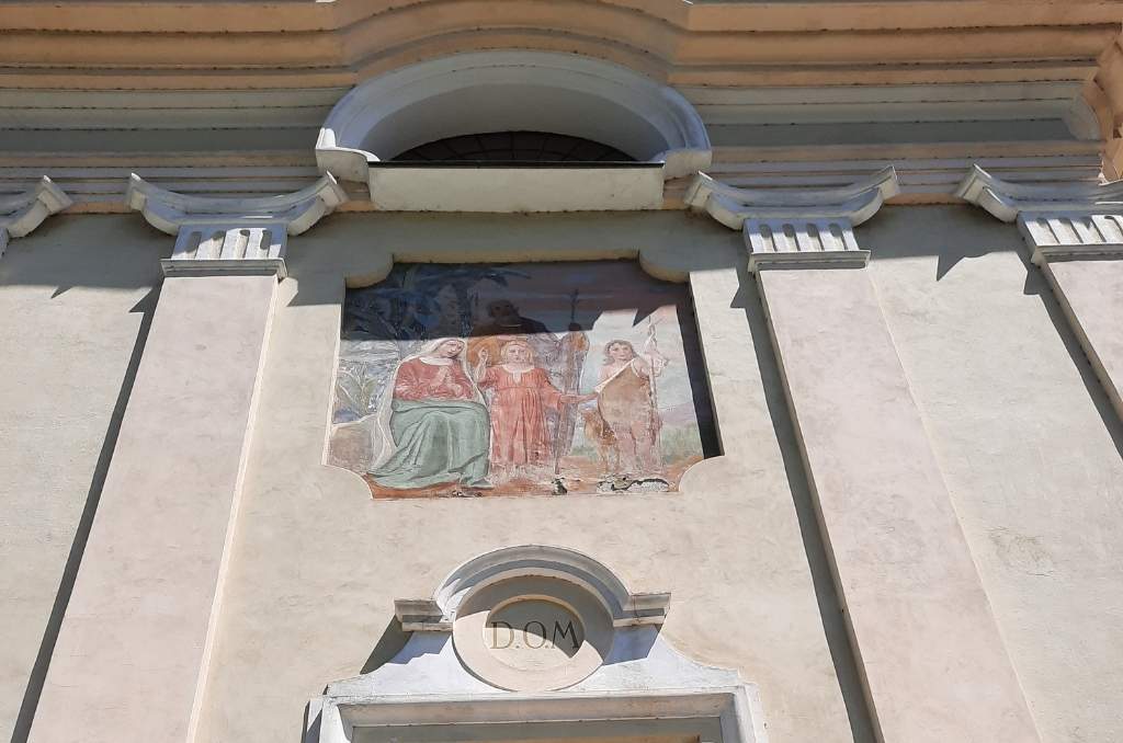 Dettaglio della chiesa del Santissimo Nome di Maria