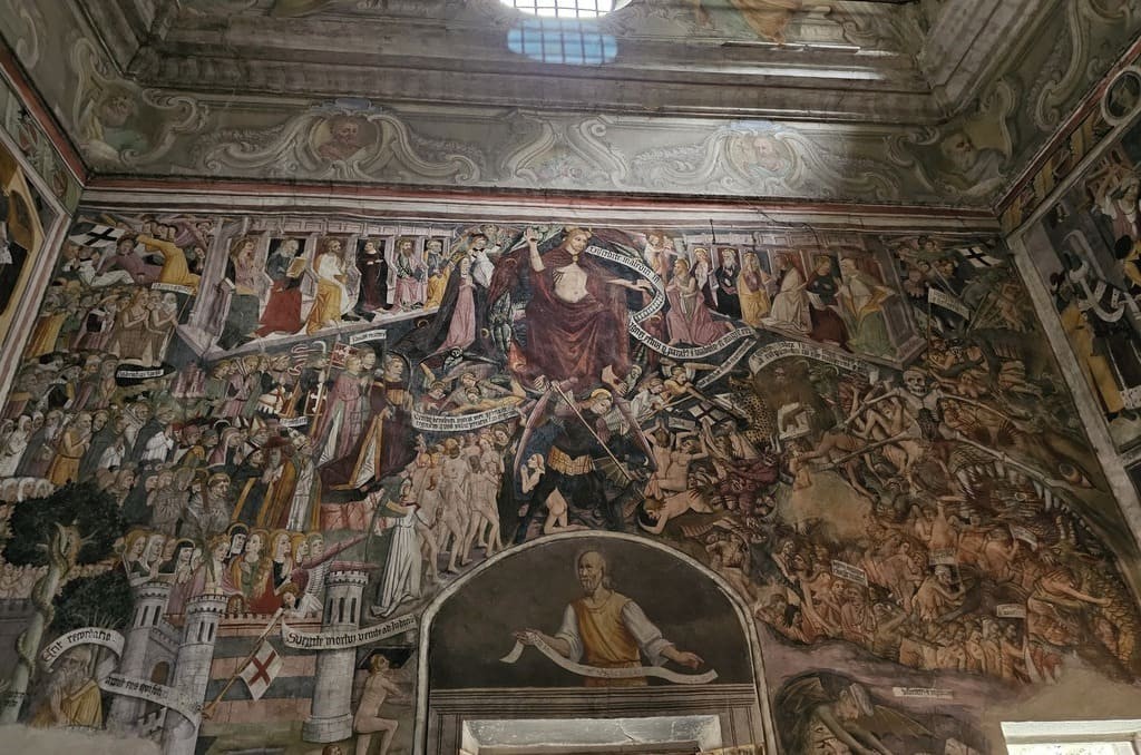 The Last Judgment The Last Judgment, painted in the Sanctuary of Notre Dame des Fontaines in La Brigue