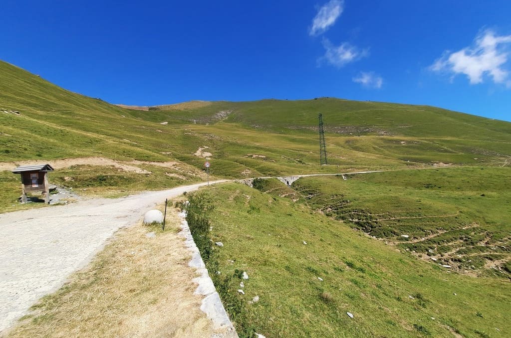 Il tratto iniziale della Via del Sale a Monesi