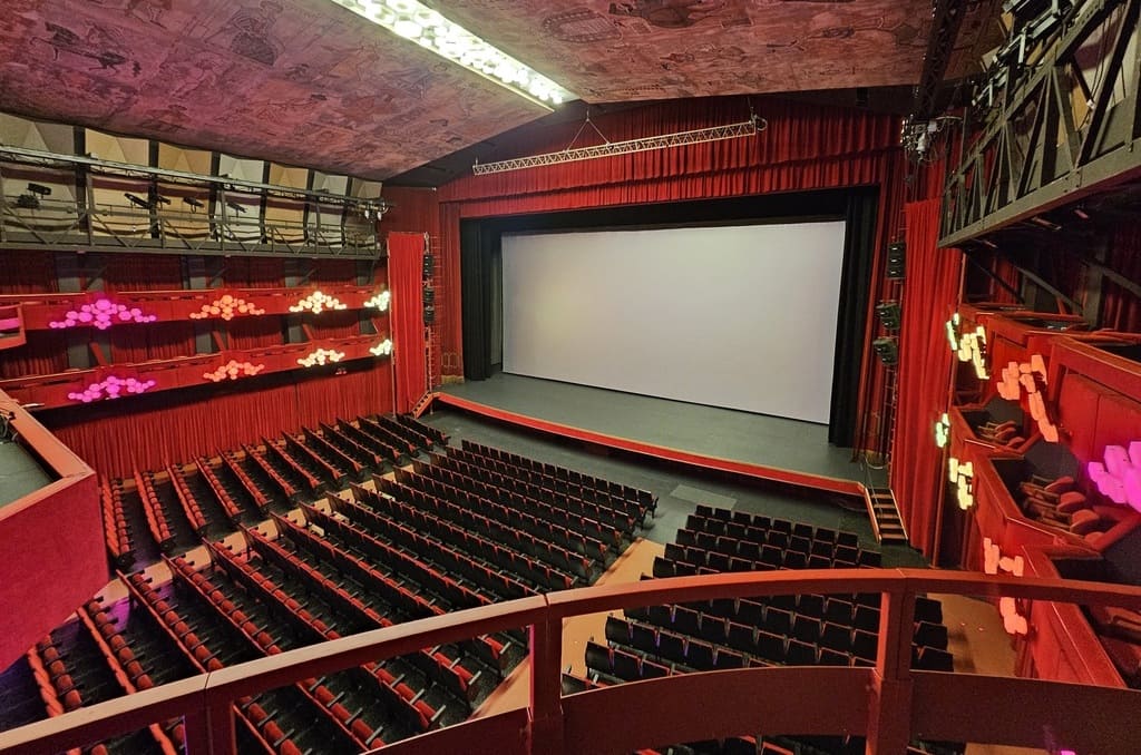 The gallery of the Ariston Theater in San Remo