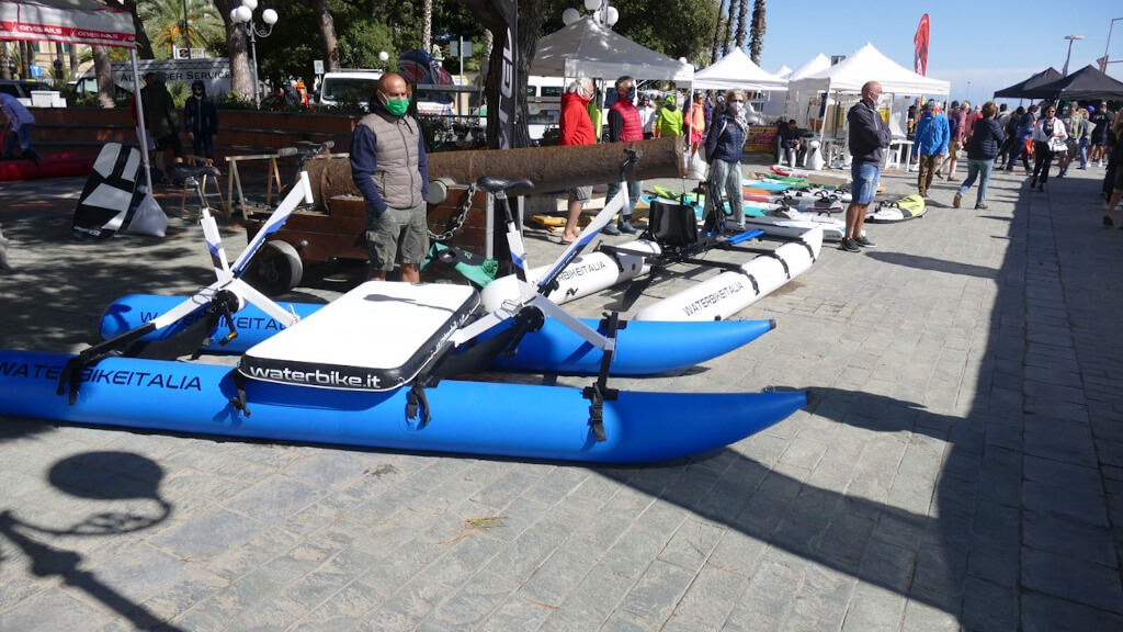 Some stands at the Windfestival