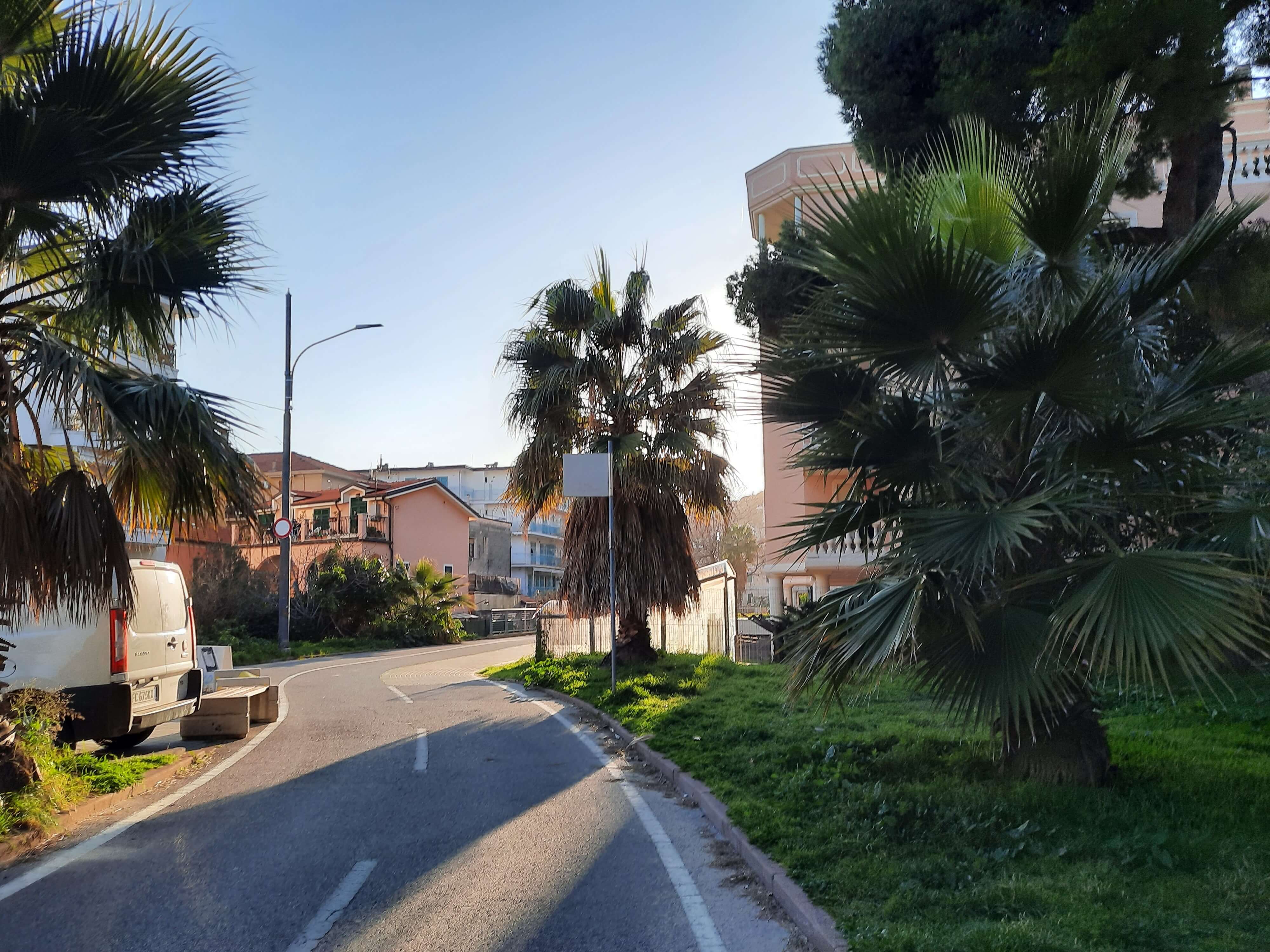 La pista ciclabile ad Arma di Taggia